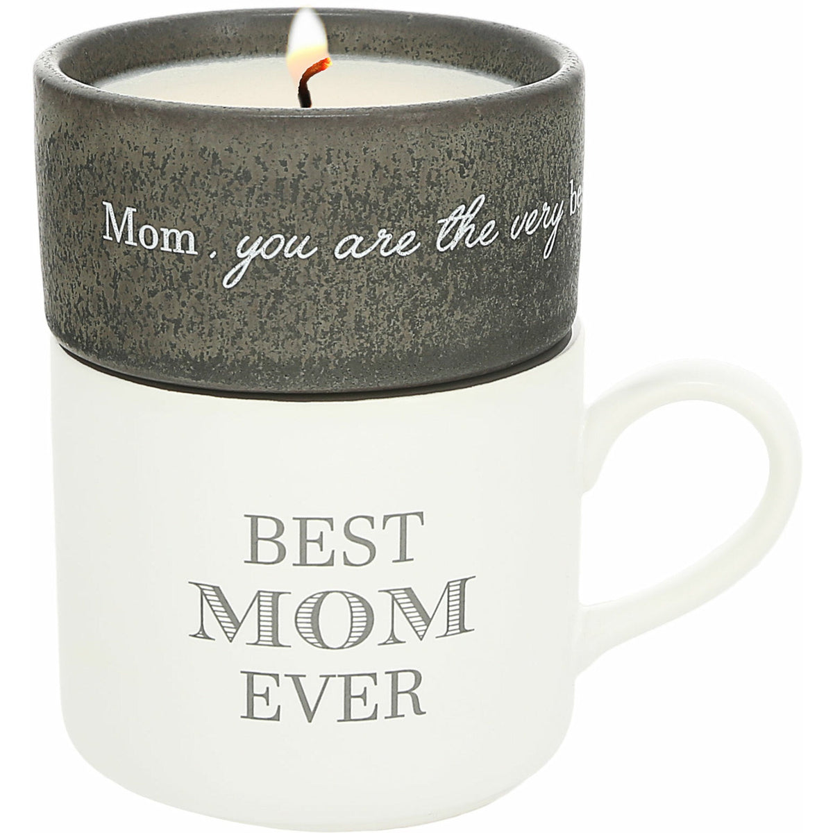 Mom Stacking Mug and Candle Set 100% Soy Wax Scent: Tranquility by Anchor Christian Distributors