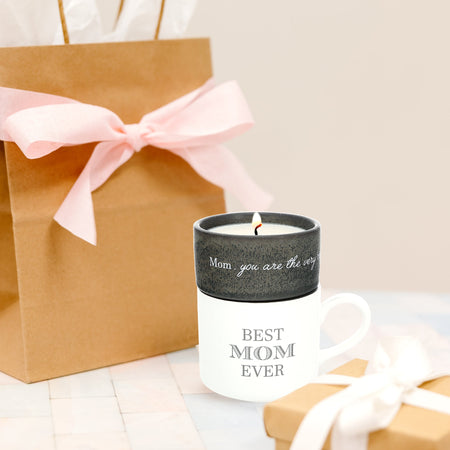 Mom Stacking Mug and Candle Set 100% Soy Wax Scent: Tranquility by Anchor Christian Distributors, product view 4