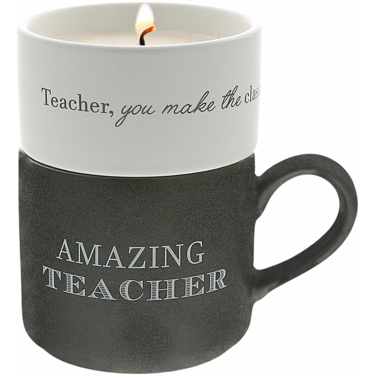 Teacher Stacking Mug and Candle Set 100% Soy Wax Scent: Tranquility by Anchor Christian Distributors