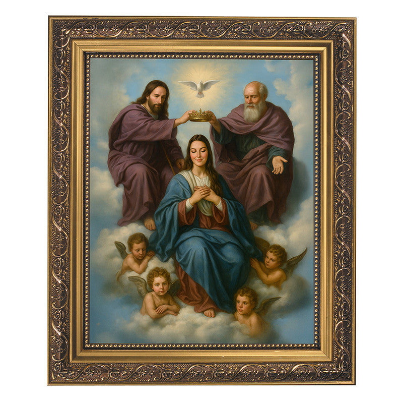 Coronation of the Virgin Framed print
