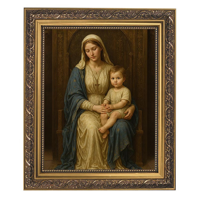 Madonna and Child Framed print