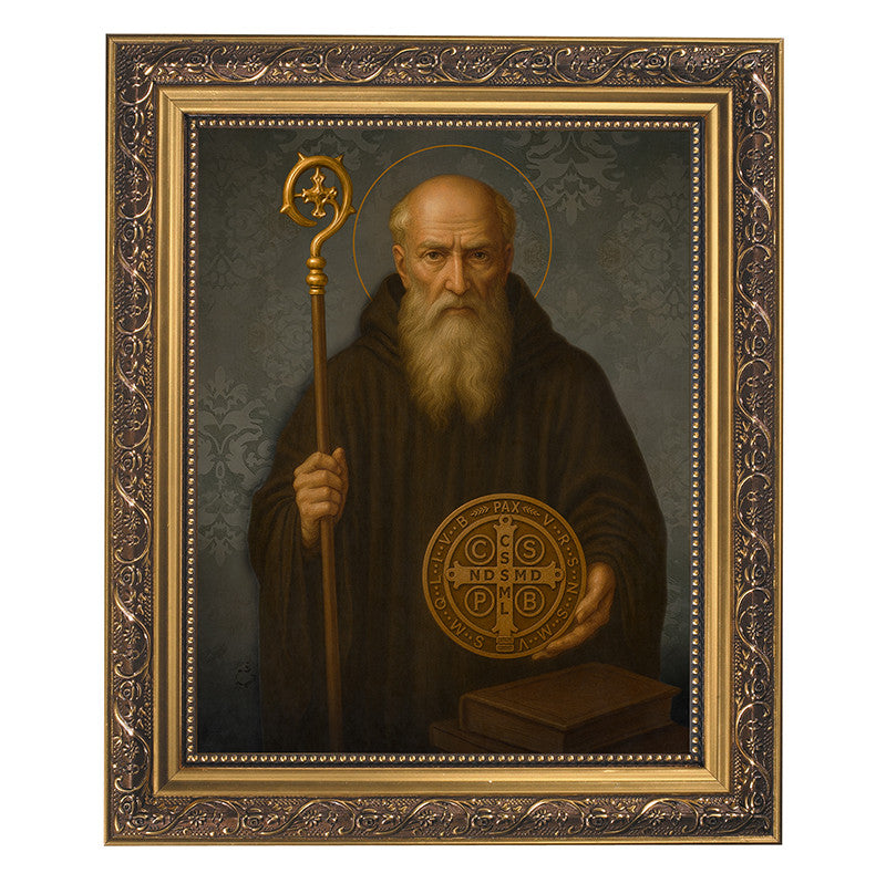 Saint Benedict Framed print