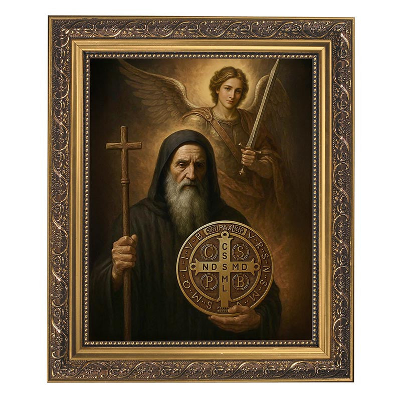 The Holy Protectors Framed print
