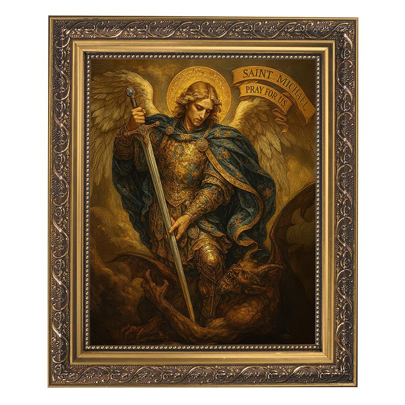 Saint Michael Framed print