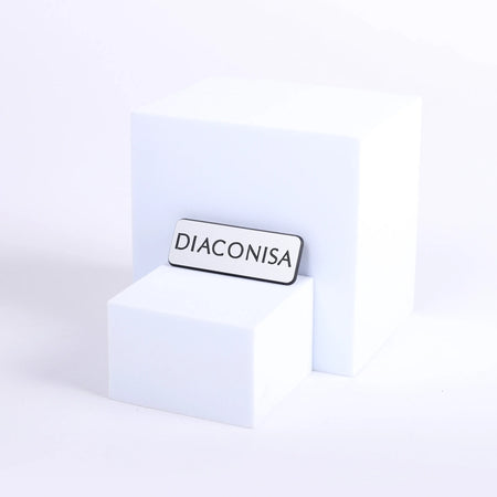 Badge Engraved - Spanish Contemporary Diaconisa - Silver Magnet by Swanson Christian Products