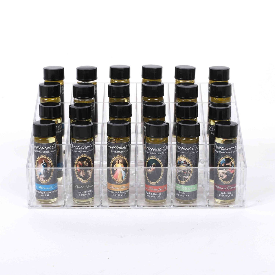 DEVOTIONAL OIL ASSORTMENT DISPLAY PK24