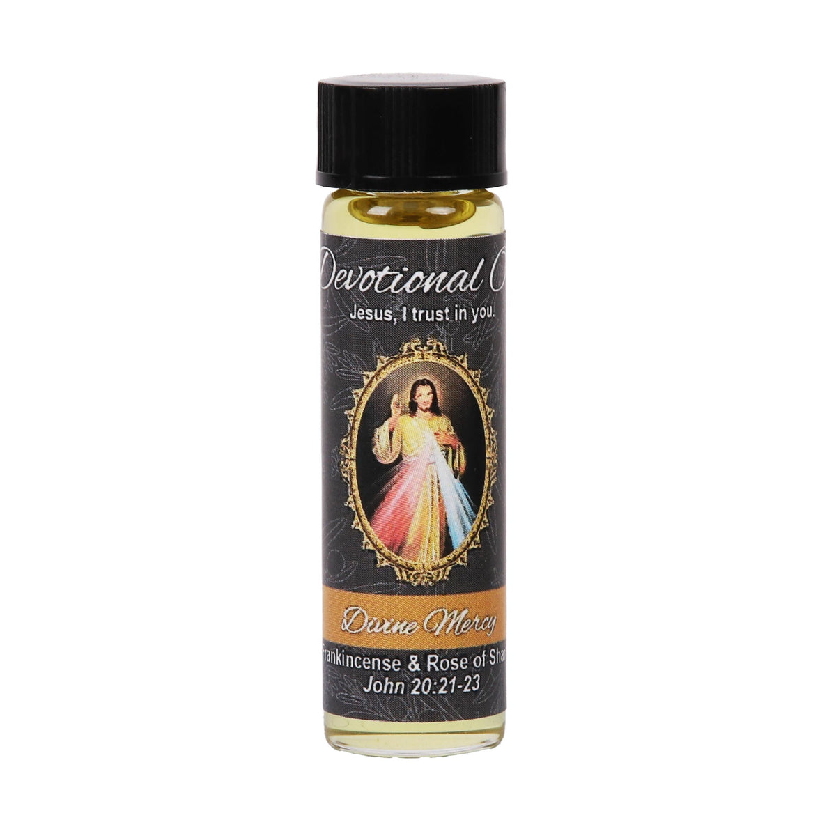 DEVOTIONAL OIL DIVINE MERCY 1/4 OZ PK6
