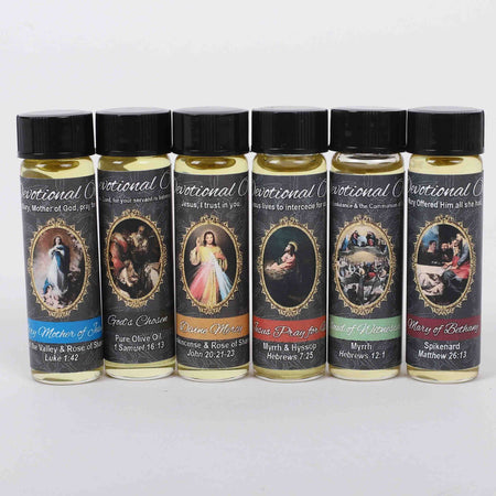 DEVOTIONAL OIL ASSORTMENT 1/4 OZ PK6