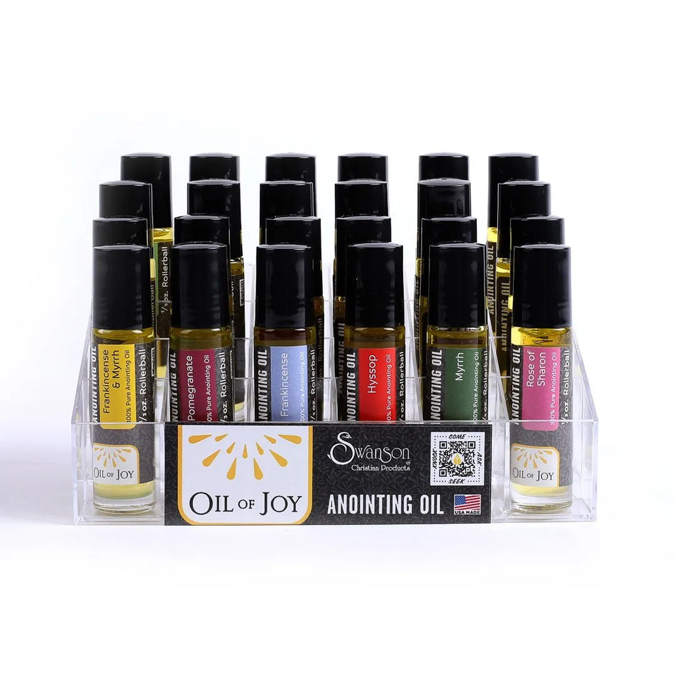 Anointing Oil 1/3 Oz Roller Display Pk24