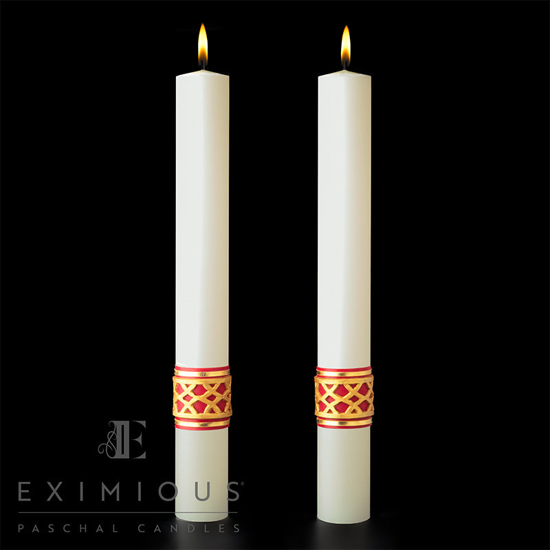Complementing Side Altar Candles - Exalted by Anchor Christian Distributors