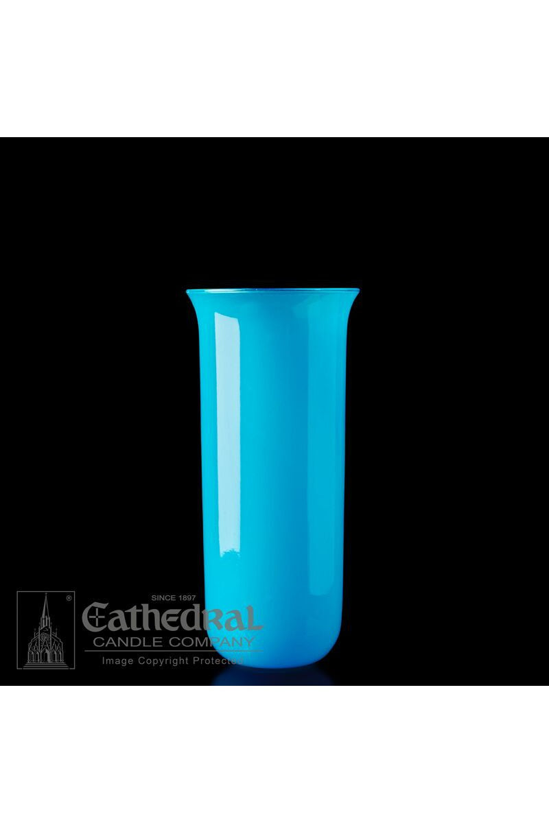 8-Day Light Blue Sanctuary Globe by Anchor Christian Distributors