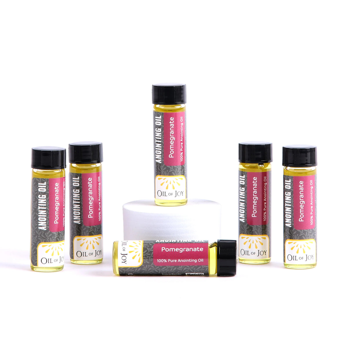 Anointing Oil - Pomegranate - 6 Pack - 1/4 oz by Swanson Christian Products, product view 3