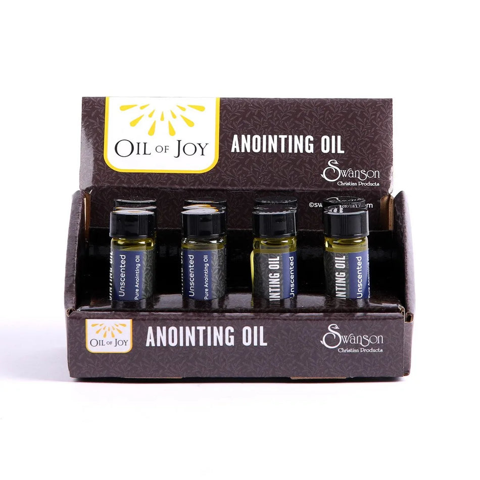 Anointing Oil – Unscented Display – Pack of 12