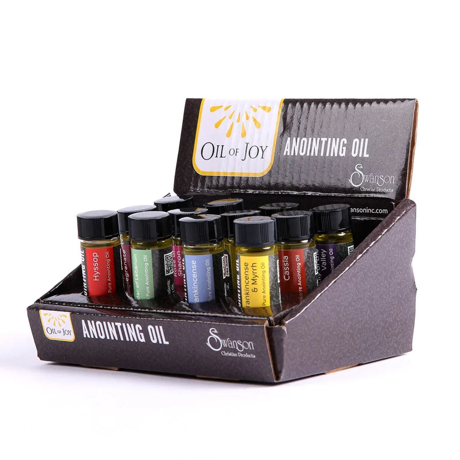 Anointing Oil – Scented Assortment Display – Pack of 12