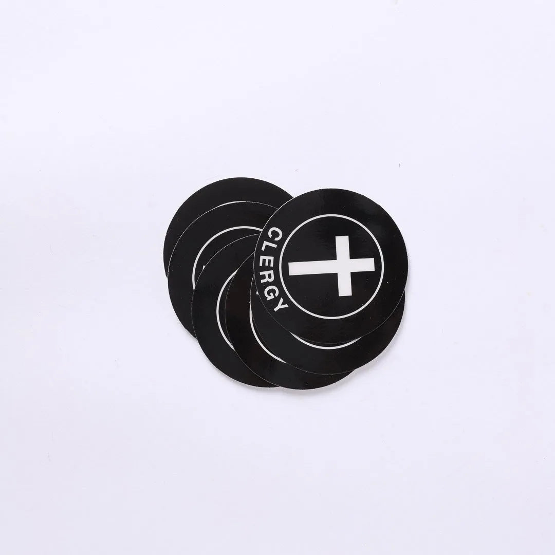 CLERGY STATIC CLING PK6