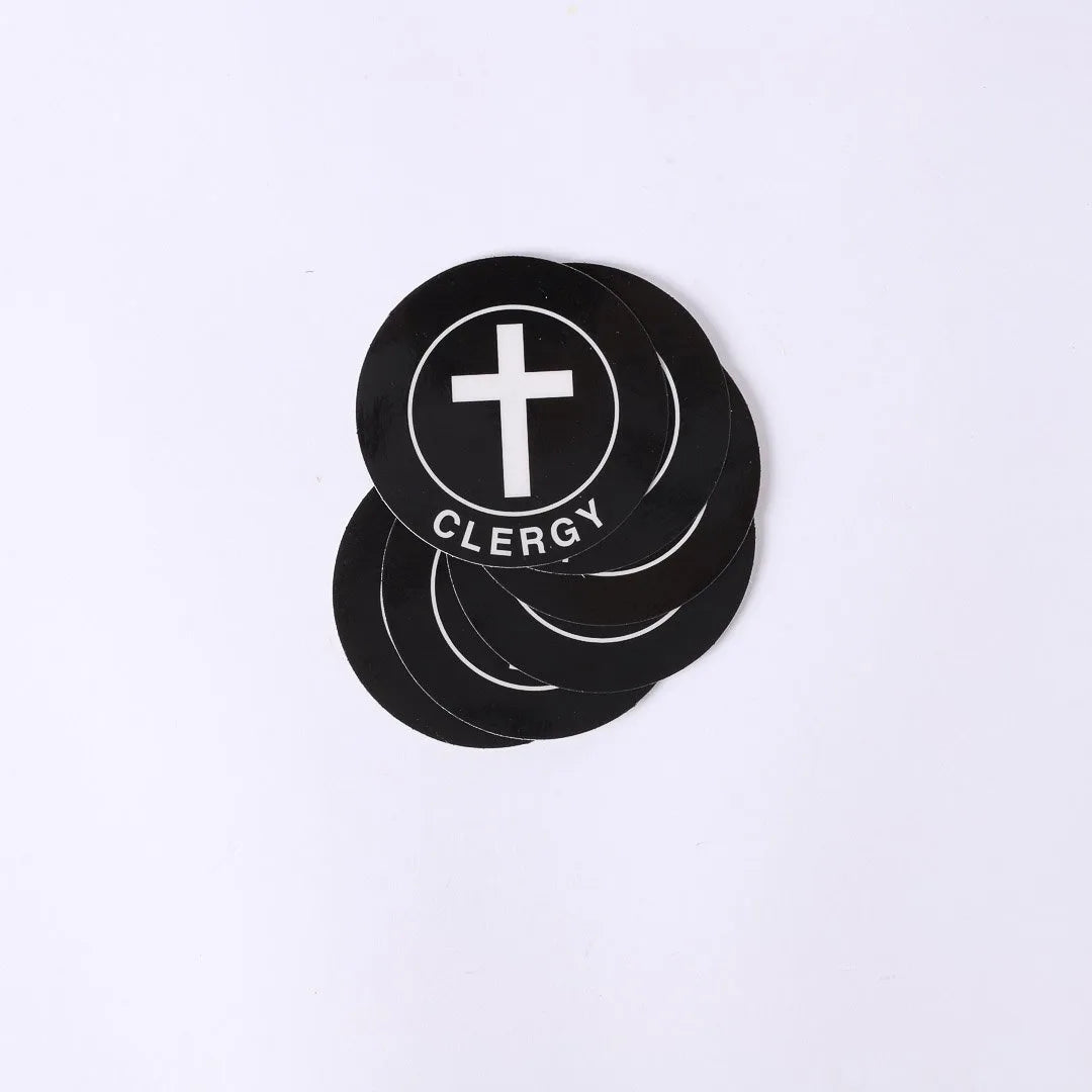 CLERGY STATIC CLING PK6