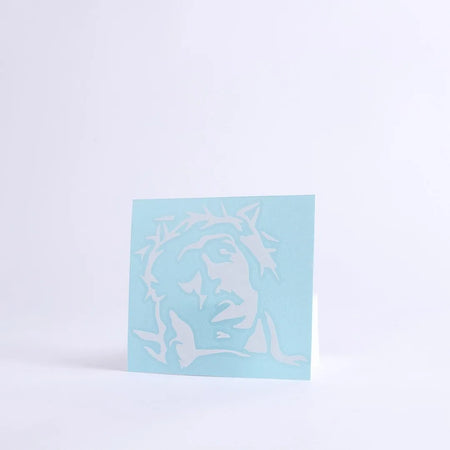 DECAL VINYL HEAD OF CHRIST
