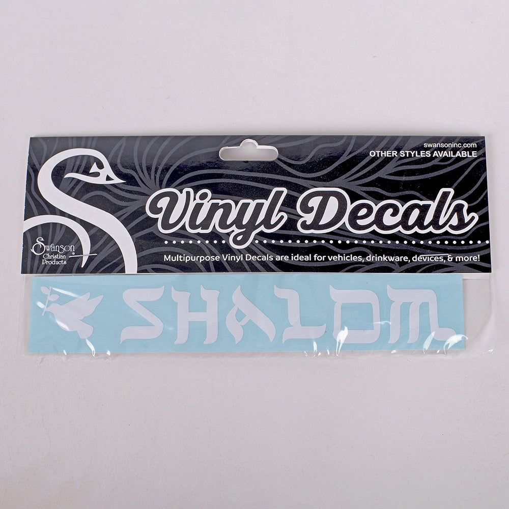 DECAL VINYL SHALOM DOVE