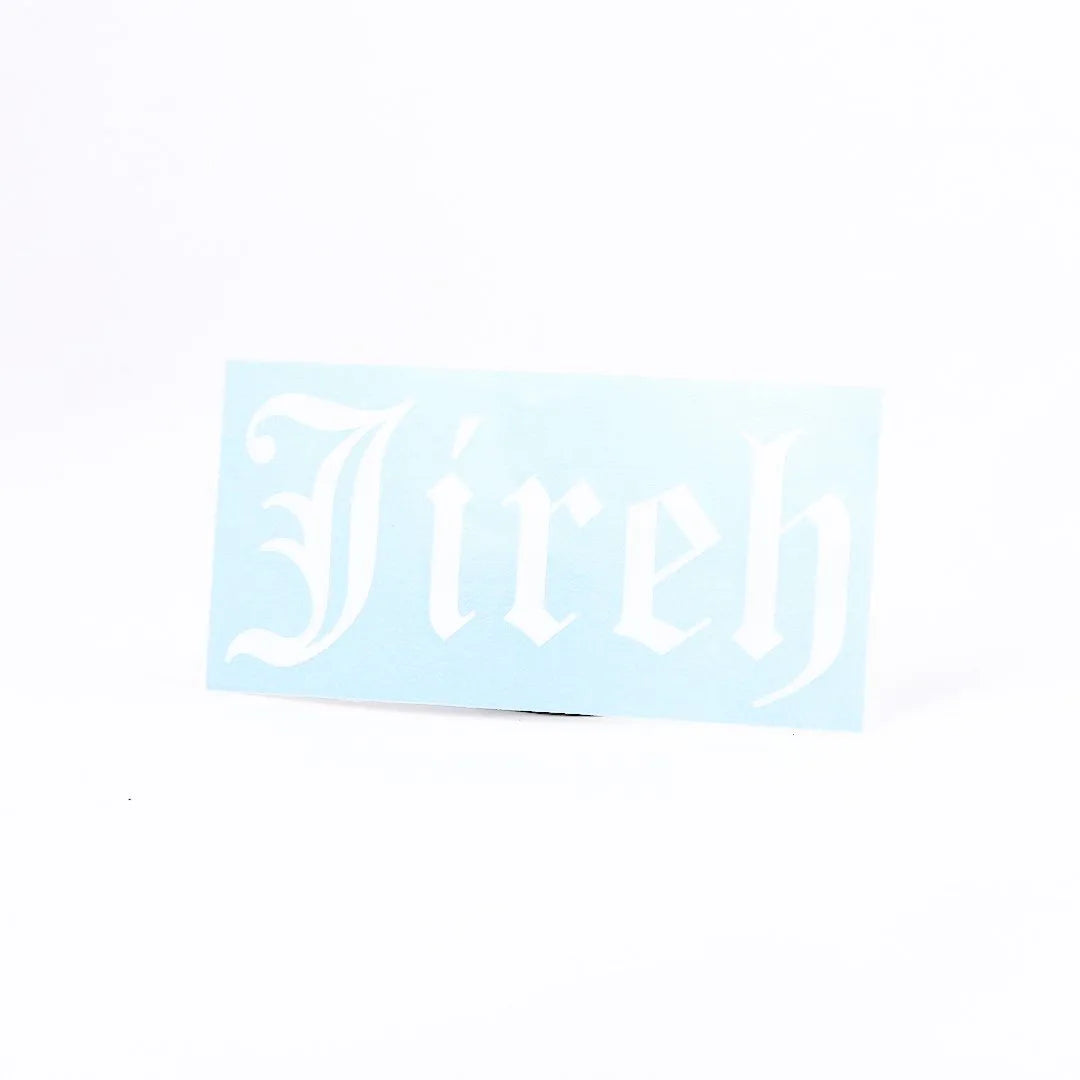 DECAL VINYL JIREH