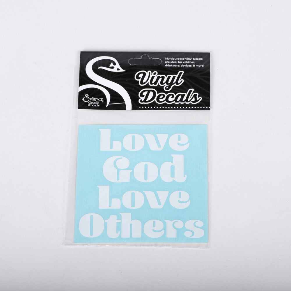 DECAL VINYL LOVE GOD