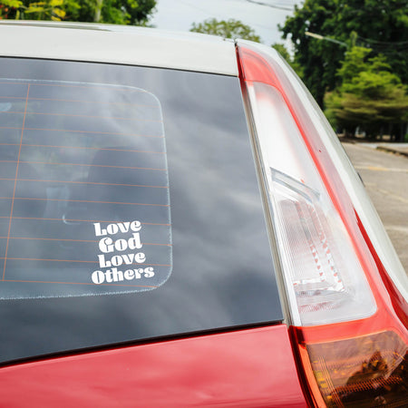 DECAL VINYL LOVE GOD