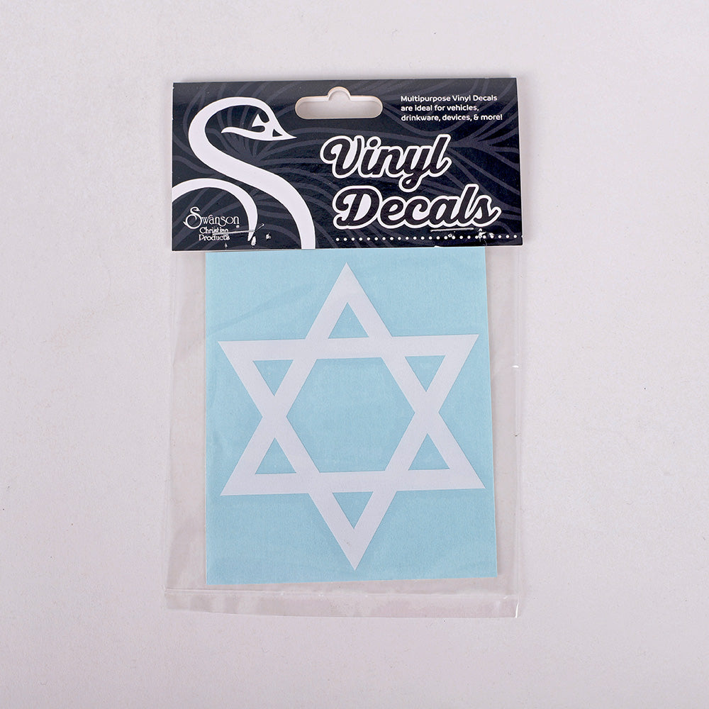 DECAL VINYL STAR OF DAVID