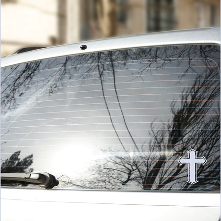 DECAL VINYL CROSS