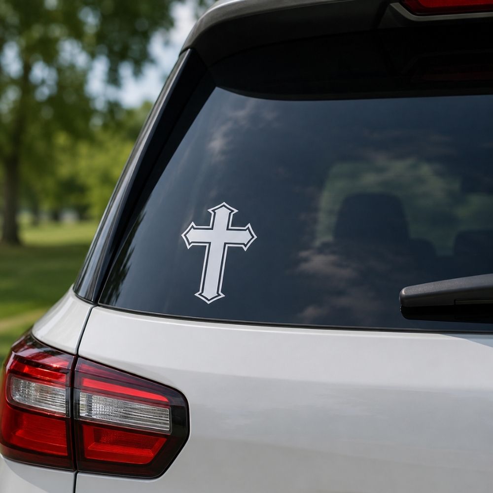 Vinyl Cross Decal by Swanson Christian Products