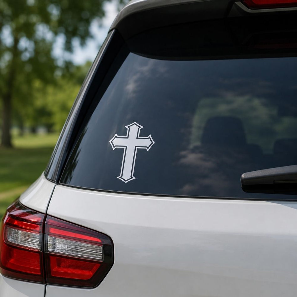 Vinyl Cross Decal by Swanson Christian Products