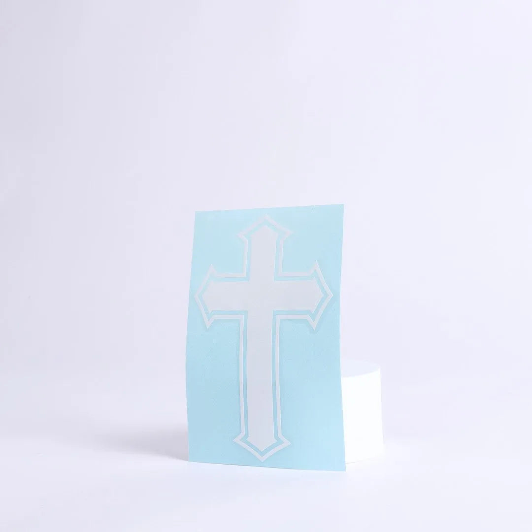 DECAL VINYL CROSS