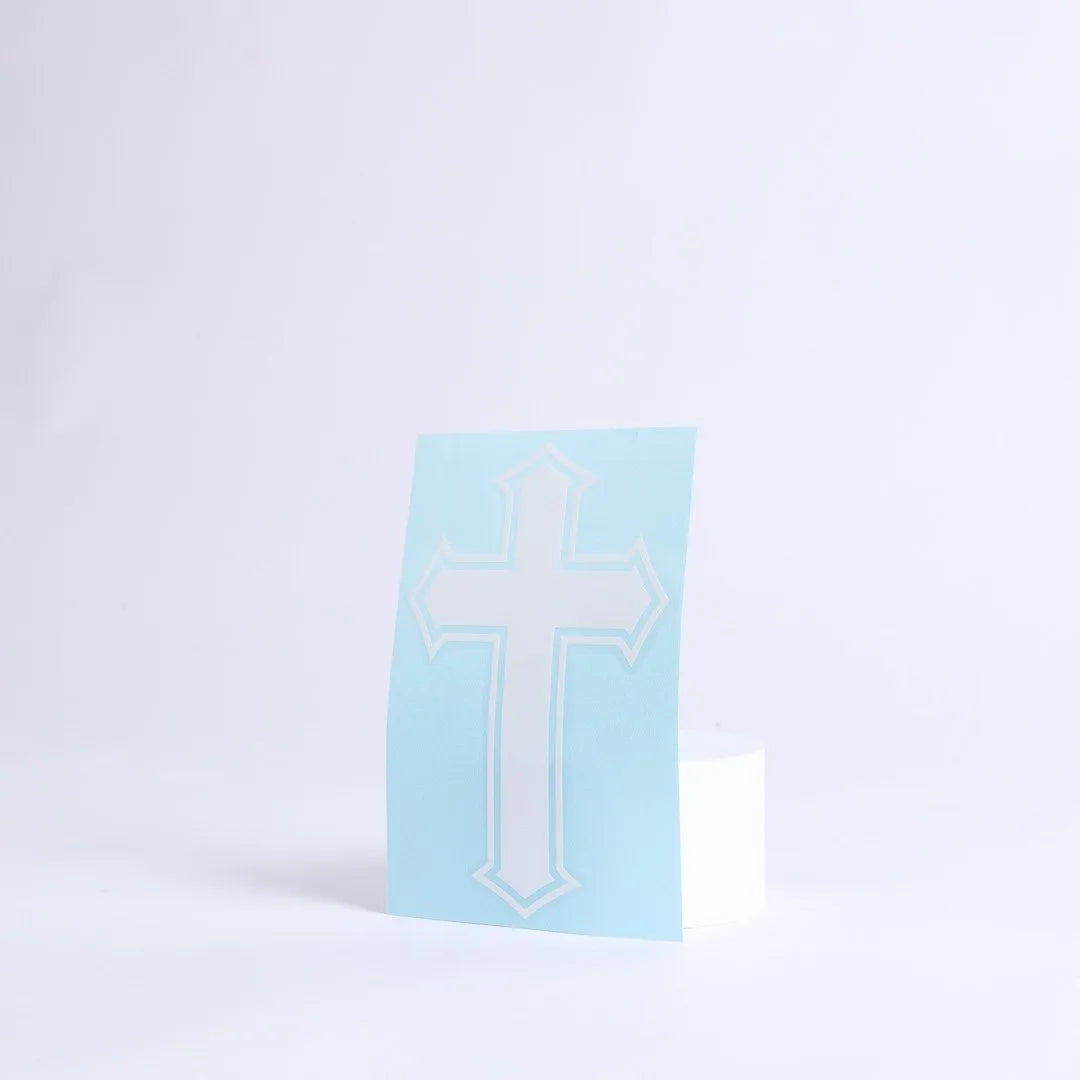 DECAL VINYL CROSS