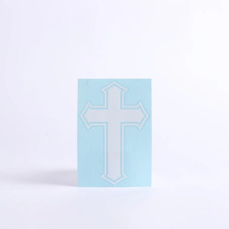 DECAL VINYL CROSS