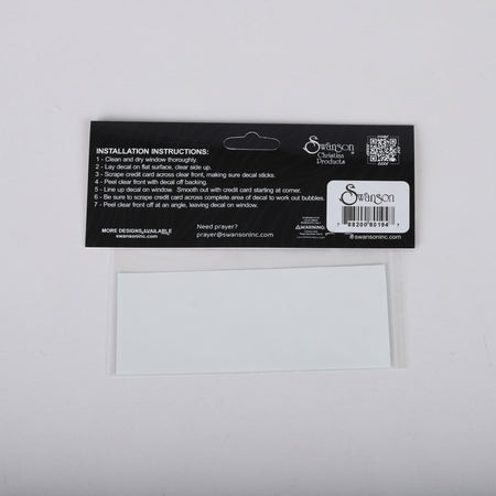 DECAL VINYL PRAY WAIT TRUST