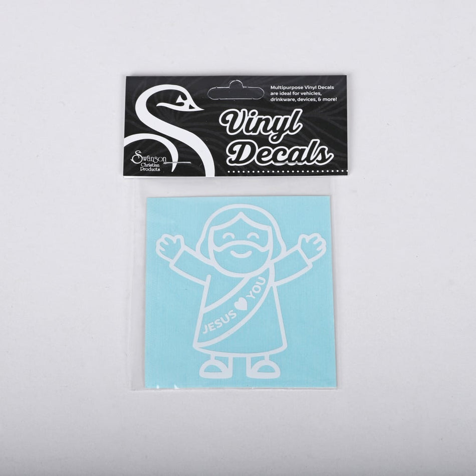 Decal Vinyl Jesus by Swanson Christian Products, product view 2