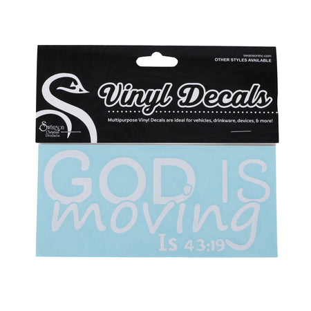 DECAL VINYL GOD IS MOVING