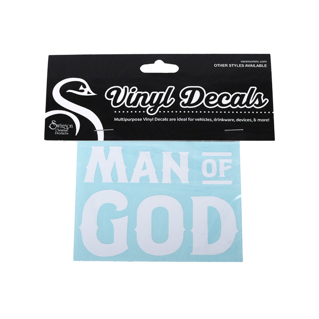 DECAL VINYL MAN OF GOD