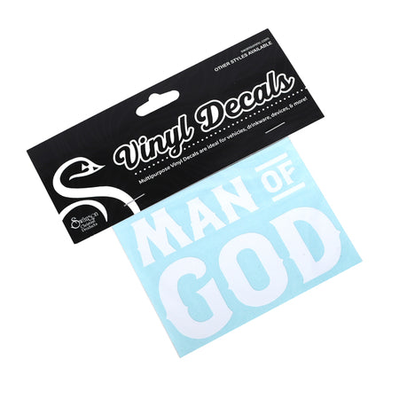DECAL VINYL MAN OF GOD
