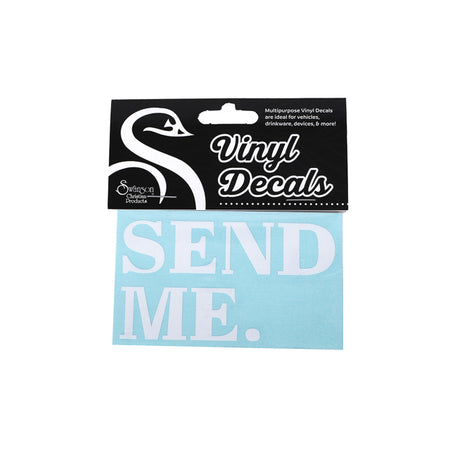 DECAL VINYL SEND ME