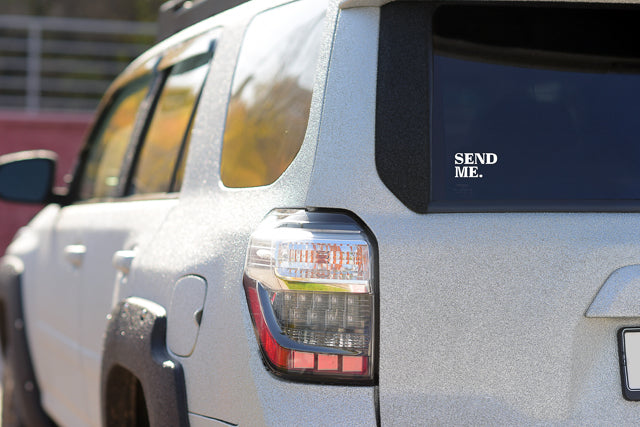 DECAL VINYL SEND ME