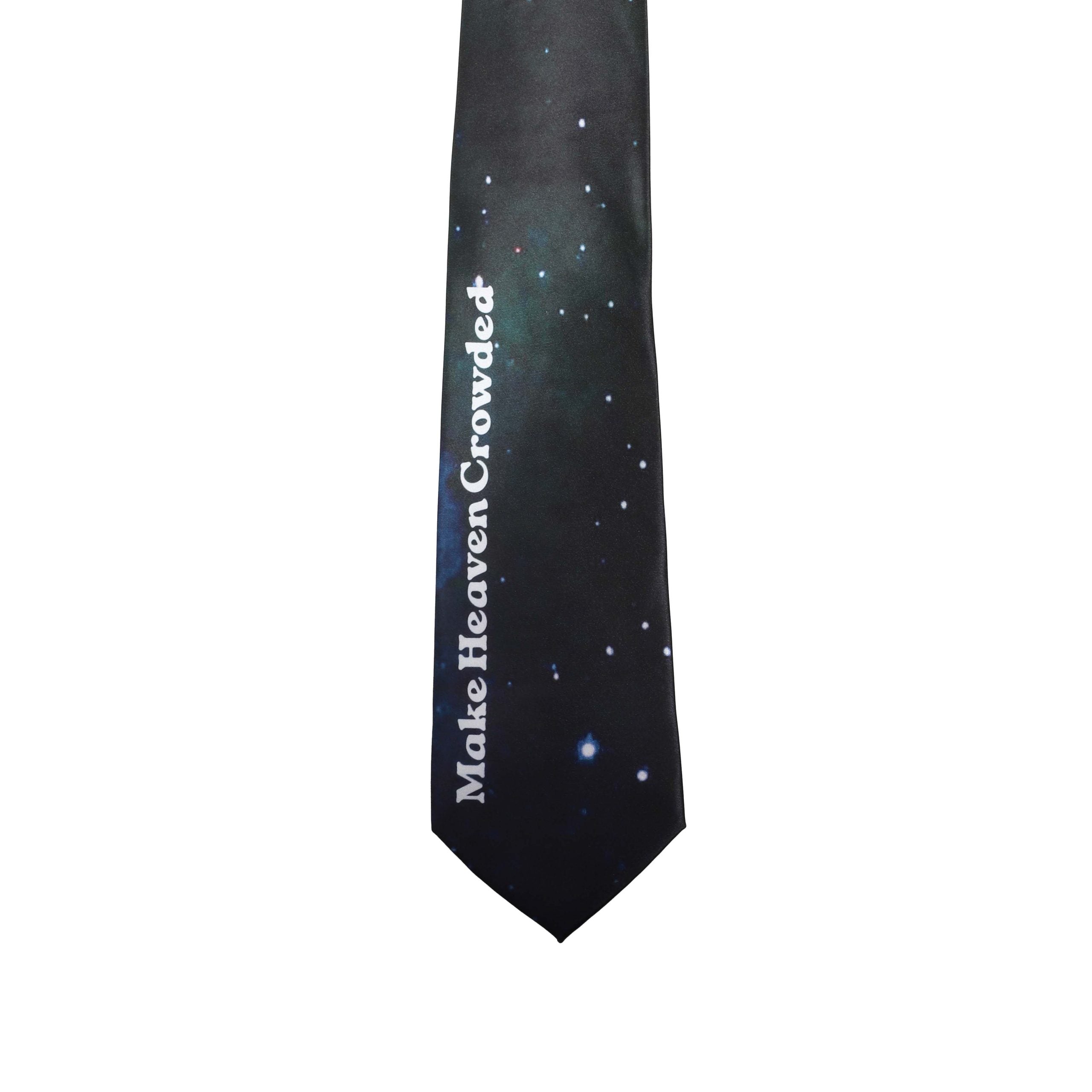 TIE POLYESTER MAKE HEAVEN CROWDED