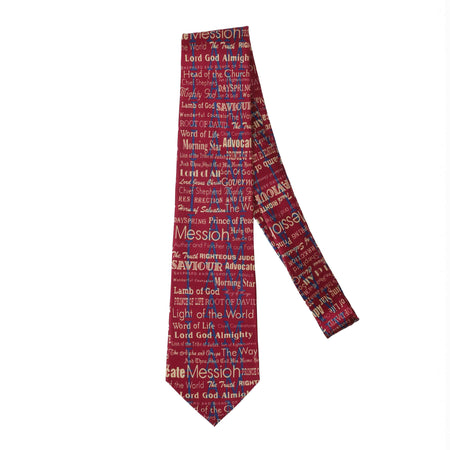 FREEMAN TIE SILK I AM BURGUNDY