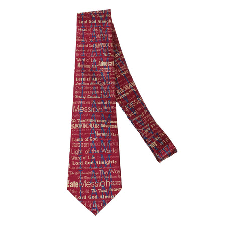 FREEMAN TIE SILK I AM BURGUNDY