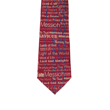FREEMAN TIE SILK I AM BURGUNDY