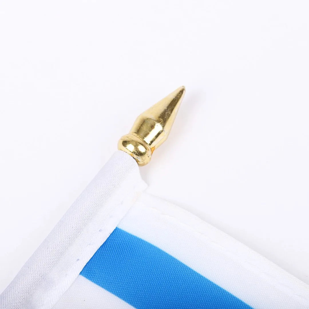 FLAG ISRAEL 4" X6" W/ STICK PK12