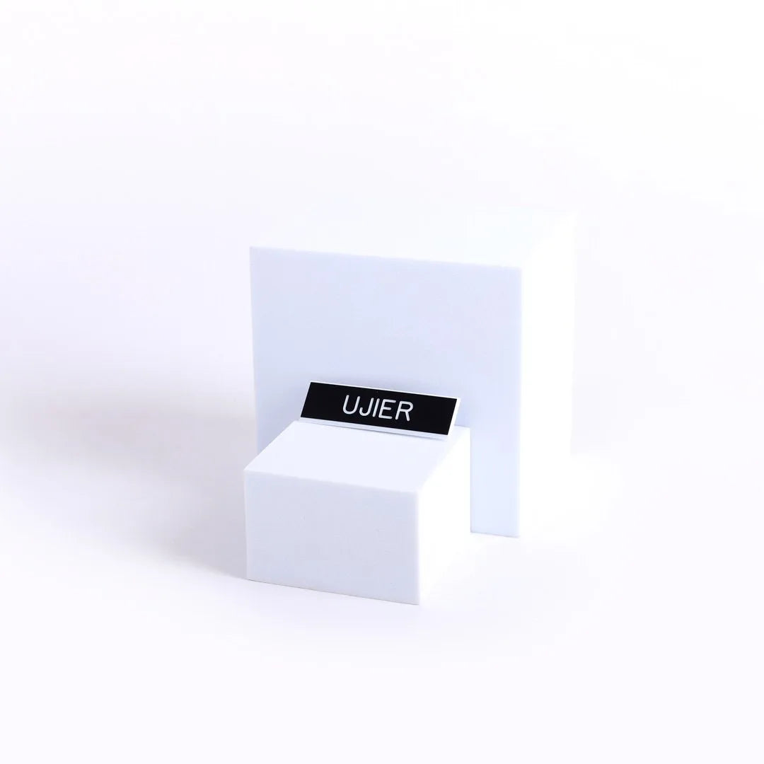 BADGE ENGRAVED SPANISH UJIER / USHER BLACK PIN