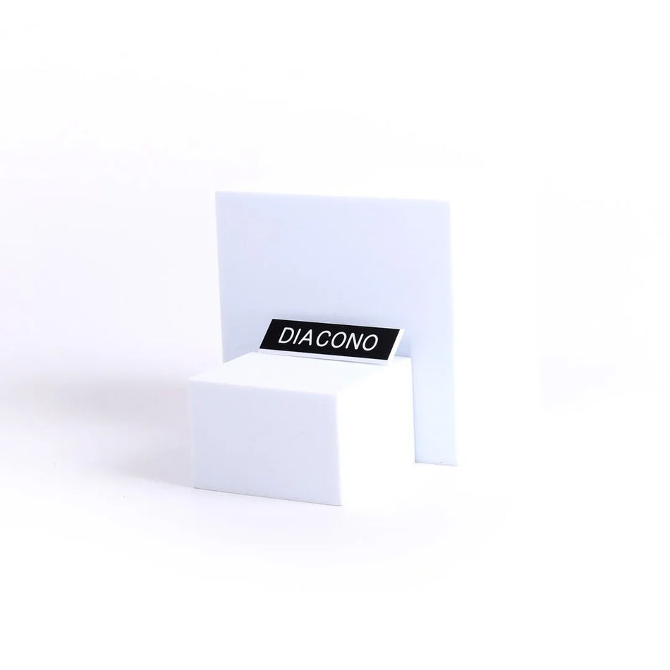 Badge Engraved - Spanish Diacono / Deacon Gold, Black or White - Pin Back