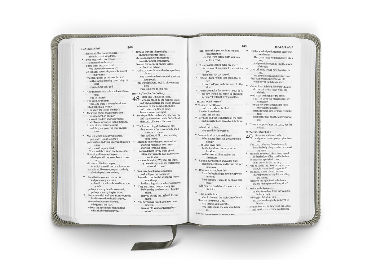 ESV Compact Bible – Imitation Leather by Crossway, product view 2