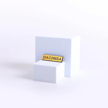 Gold or Black - Engraved Diaconisa - Spanish - Pin Fastener by Swanson Christian Products, product view 2