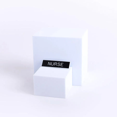 Badge Engraved Nurse Black Pin by Swanson Christian Products