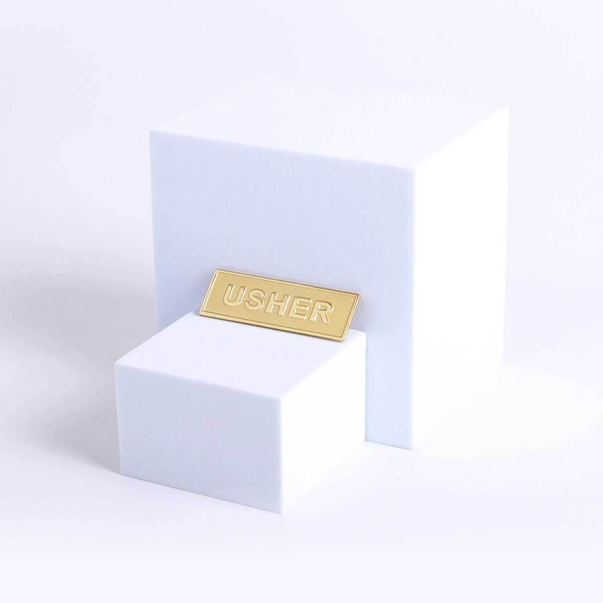 Badge Usher Metal Goldtone Pin by Swanson Christian Products